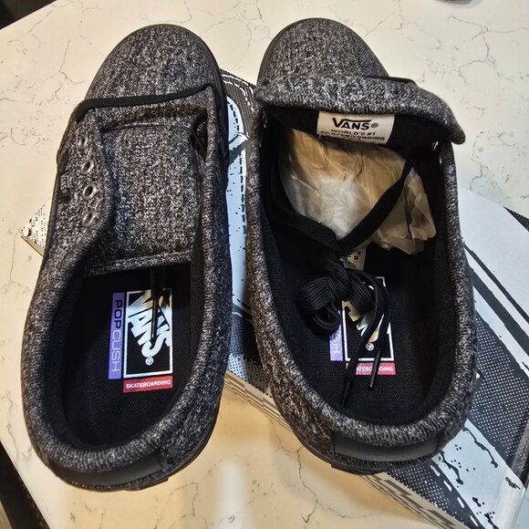 Vans Skate Chukka Low Black / Denim Classic Authentic Shoe Sneaker Mens Size 10 - Picture 6 of 13